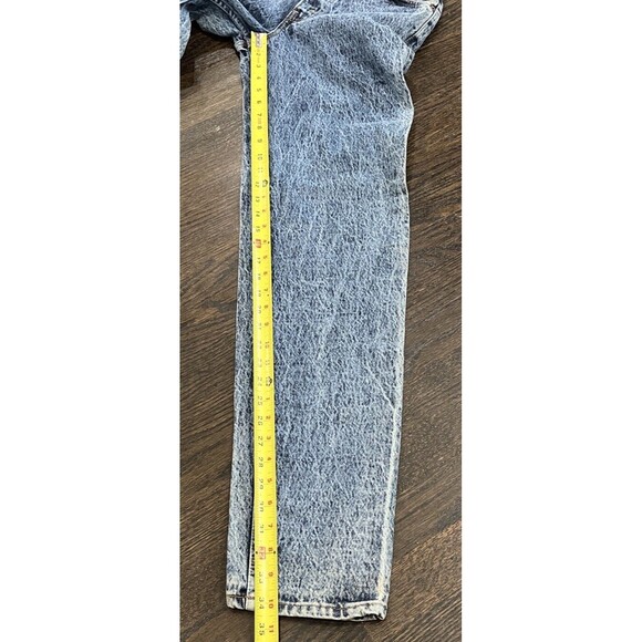 Vintage 28x34 Levis 515 Silver Medal Jeans Acid Denim Made In USA Tag 26x34 - Picture 12 of 12